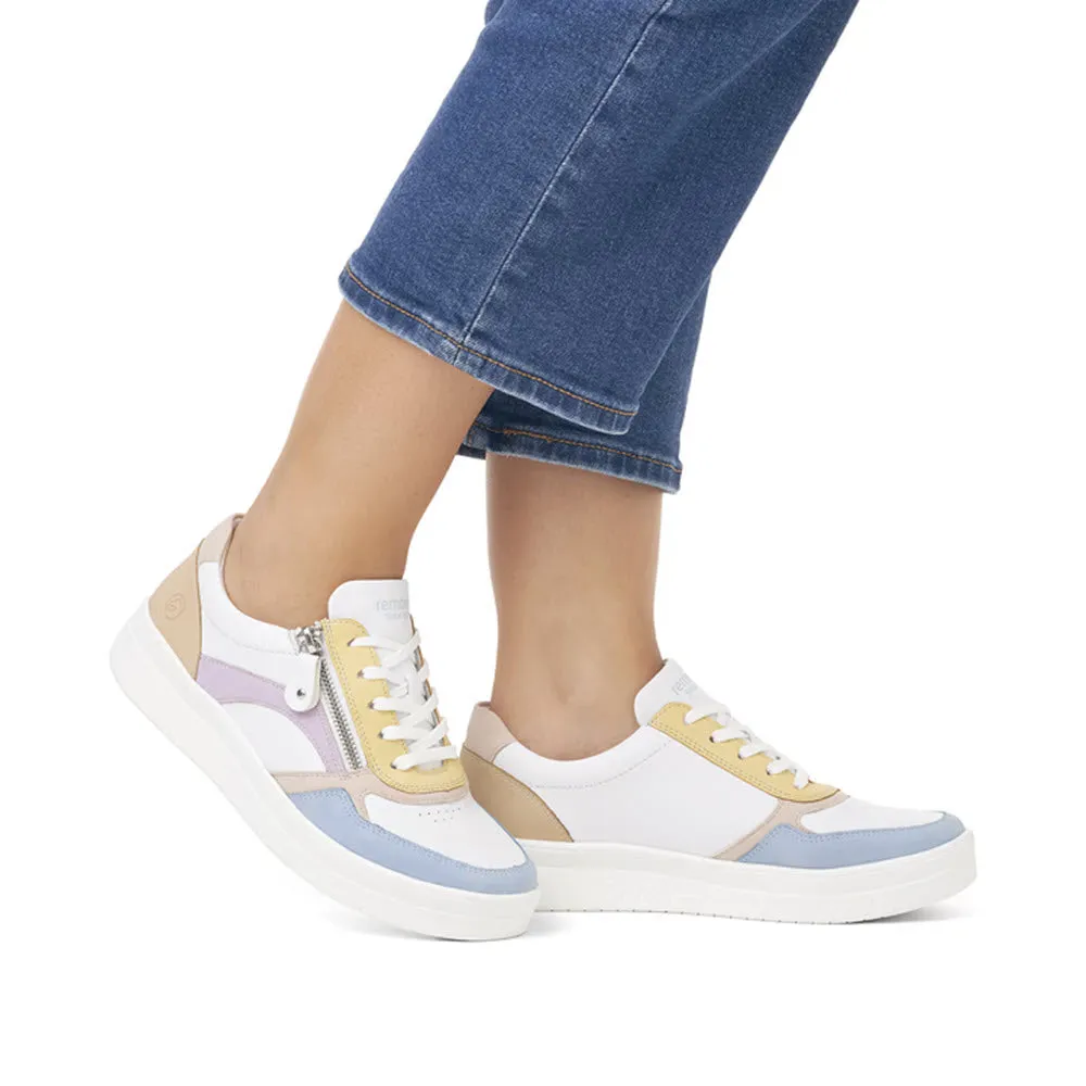 REMONTE EURO COURT SNEAKER PASTEL MULTI - WOMENS