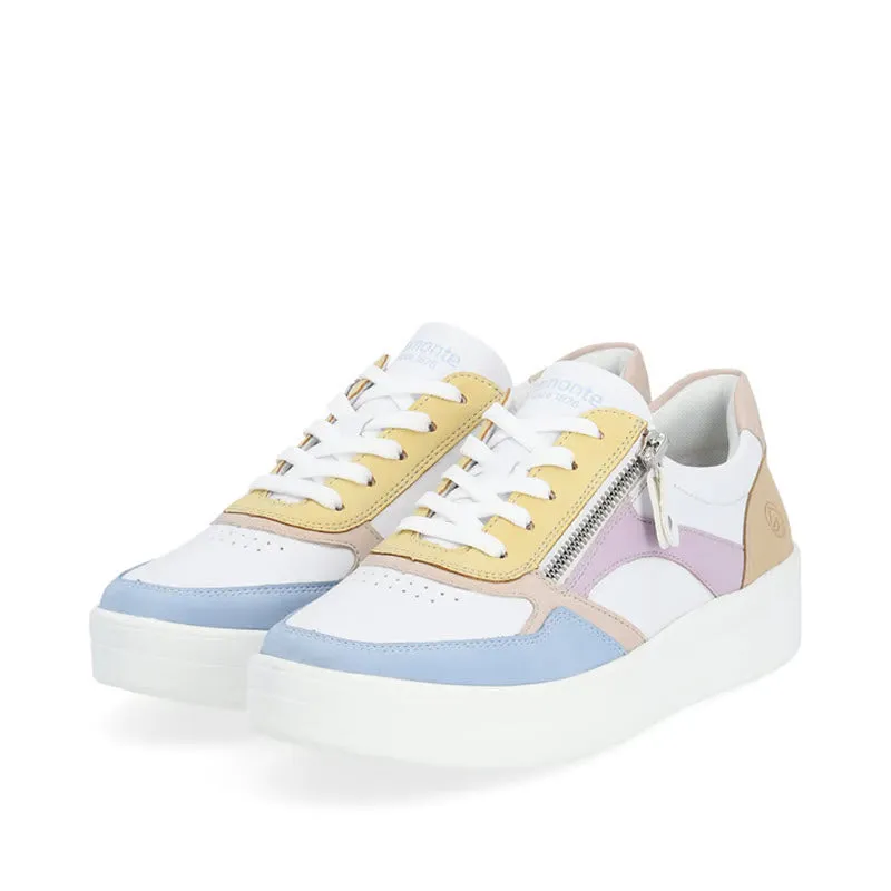 REMONTE EURO COURT SNEAKER PASTEL MULTI - WOMENS