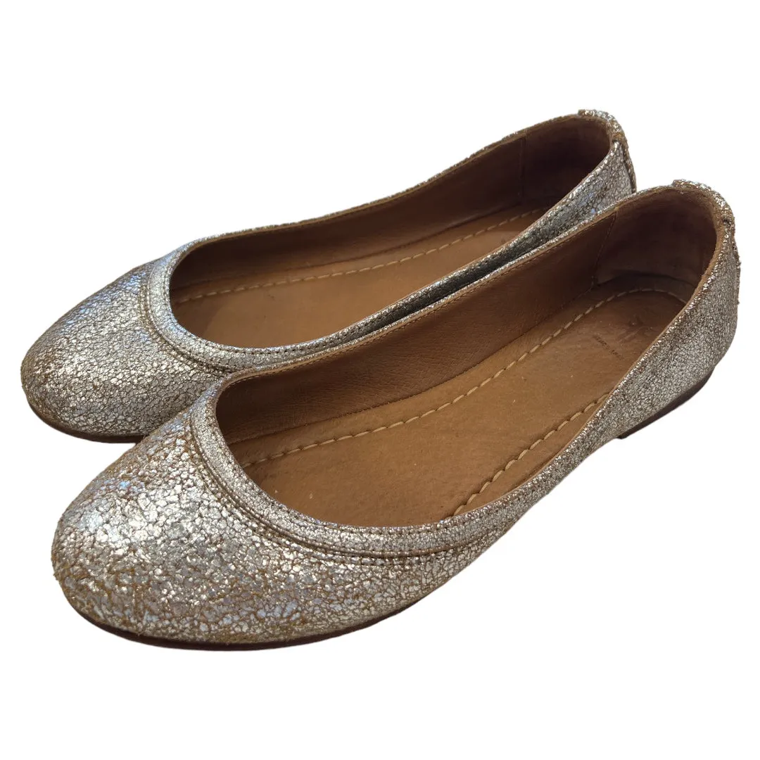 Silver Shoes Designer Frye, Size 8.5