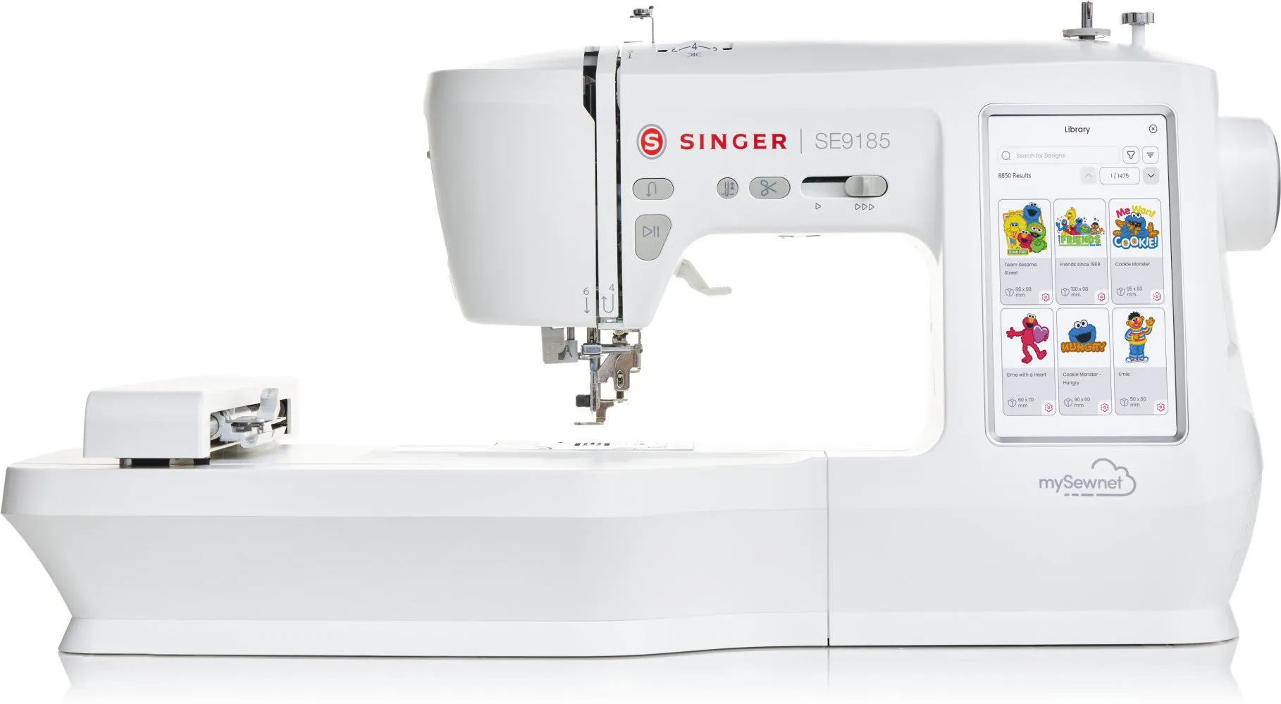 Singer SE9185 Sewing, Quilting and Embroidery machine with WIFI, colour touchscreen. Ex Display machine