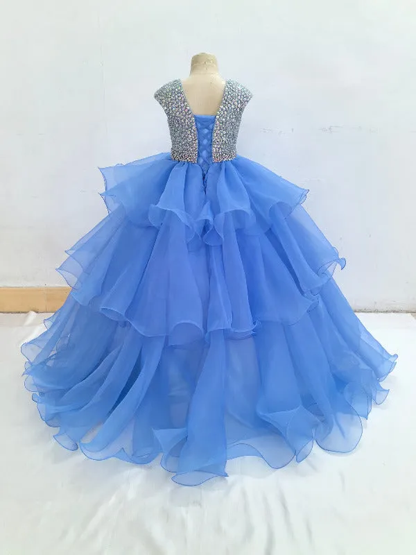 Sparkly Beaded Bodice Ball Gown for Teenage Girl