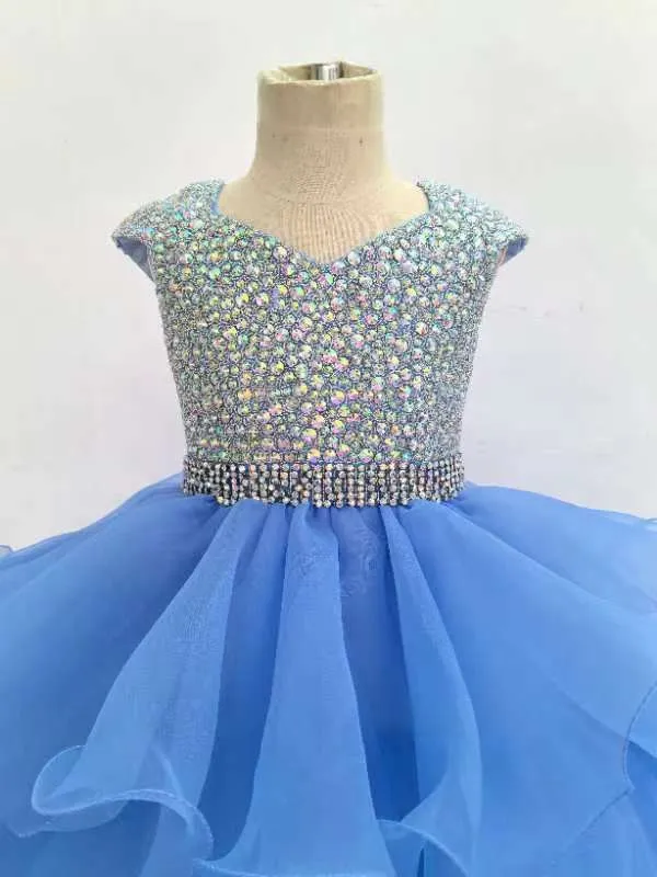 Sparkly Beaded Bodice Ball Gown for Teenage Girl