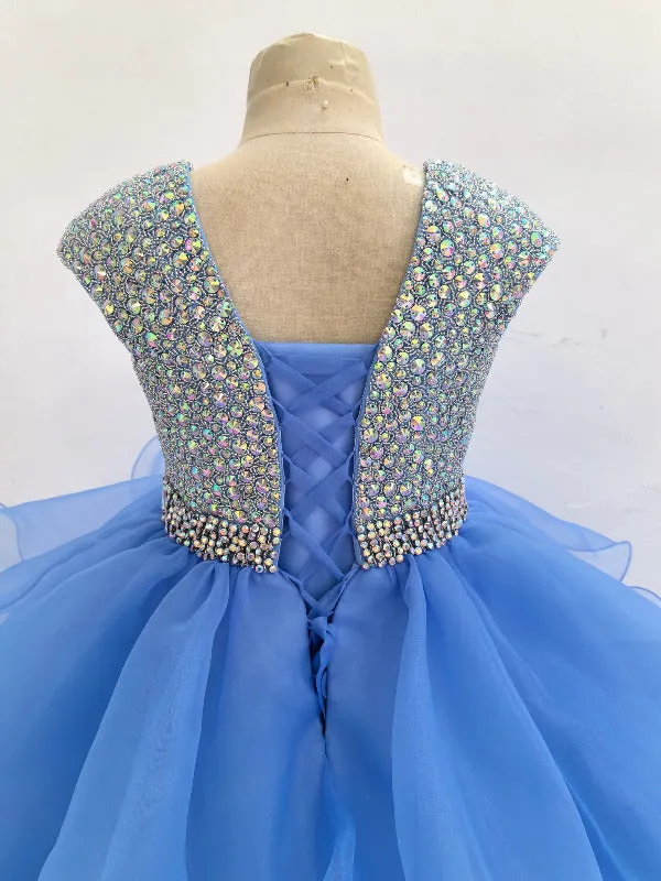 Sparkly Beaded Bodice Ball Gown for Teenage Girl