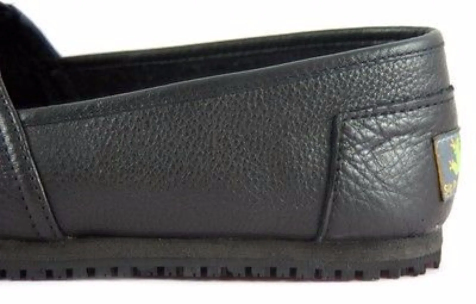 SRS Jess Womens Slip Resistant Leather Flats