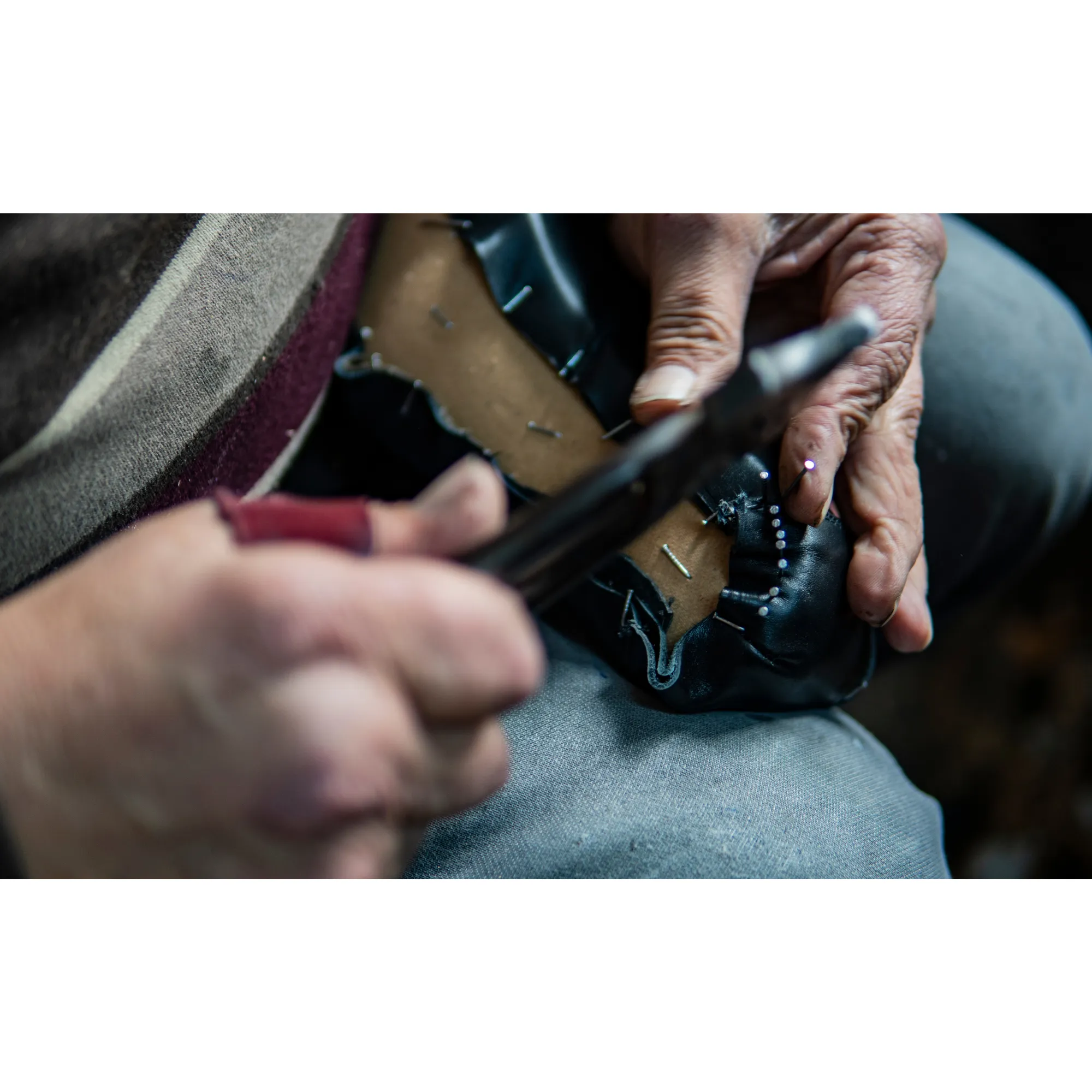 Tailor Made Handmade Bespoke Two Tone Suede & Leather Button Boots