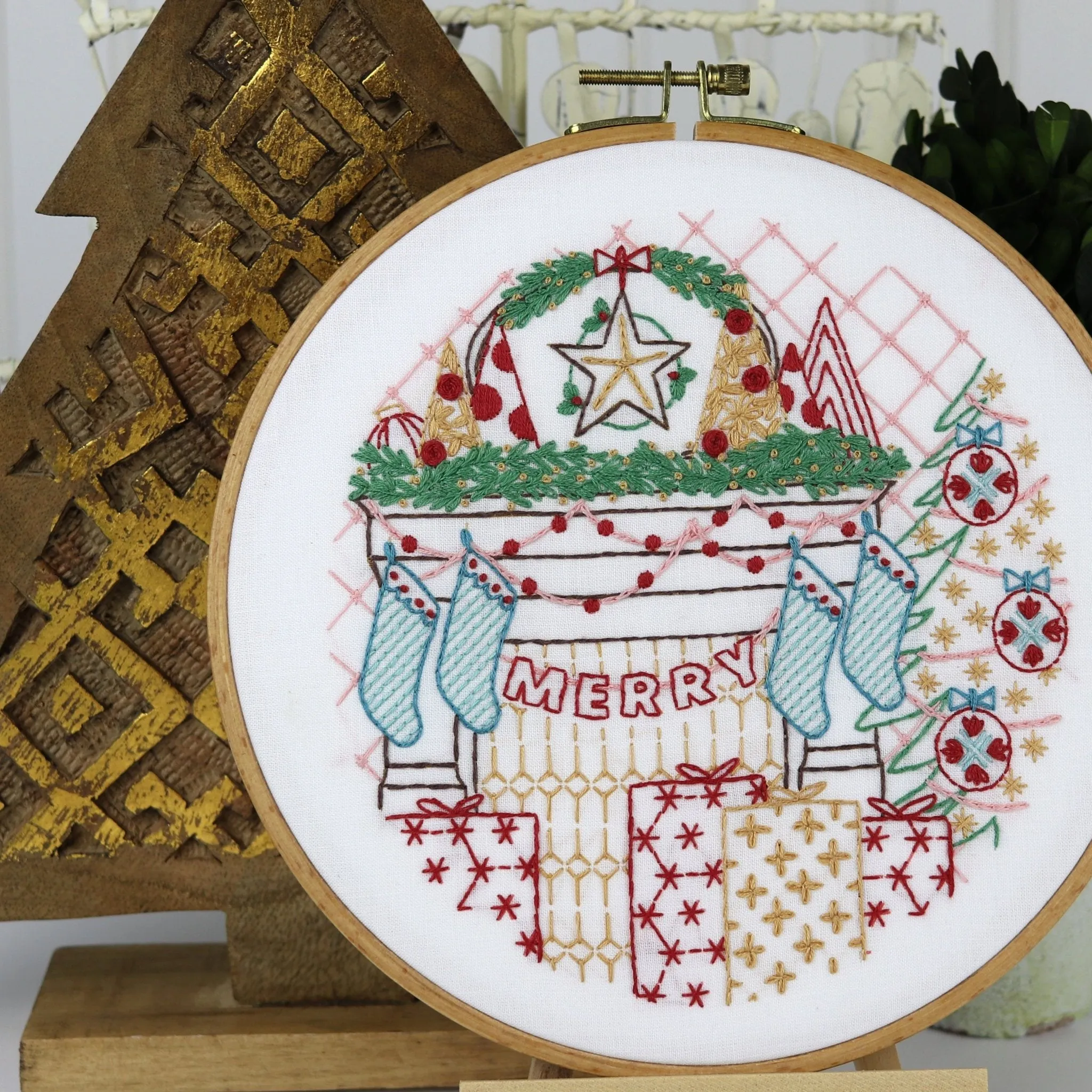 Tis the Season Embroidery Kit Bundle of 3