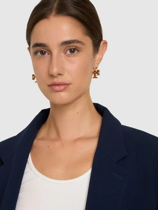 Tory Burch   Eleanor hidden hoop earrings 