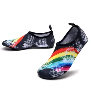 Unisex Water Shoes-Rainbow