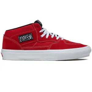 Vans Skate Half Cab Shoes - Red/White