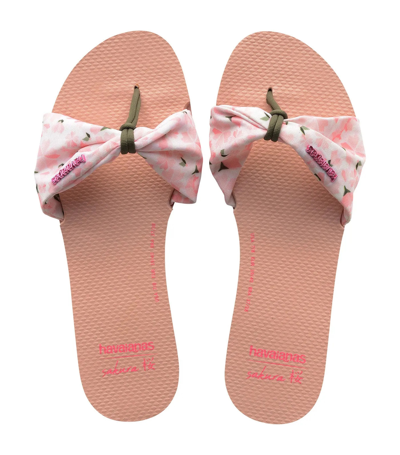 You St. Tropez Sakura Flip Flops Ballet Rose